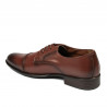 Eleganckie buty męskie 838 koniak