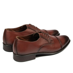 Eleganckie buty męskie 838 koniak