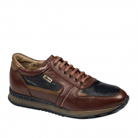 Buty sportowe męskie 833 brązowo-indygo