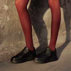 Damskie buty sportowe 6077 czarno-kombinowane lifestyle