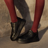 Damskie buty sportowe 6077 czarno-kombinowane lifestyle