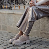 Damskie buty casual 6076 piasek lifestyle