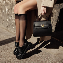 Damskie buty casual 6076 czarne lifestyle