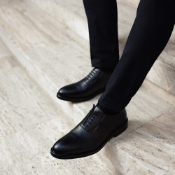 Eleganckie buty męskie 937 czarne lifestyle