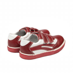 Buty dziecięce małe 16-1c czerwony+biały