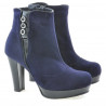 Damskie botki 1138 indigo antylopa połączona