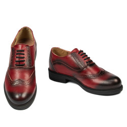 Damskie buty casualowe 683 a czerwona