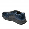 Buty sportowe/casual damskie 6010 indigo perła kombinowane