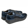 Buty sportowe/casual damskie 6010 indigo perła kombinowane