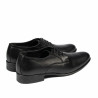 Buty eleganckie męskie 837 czarne