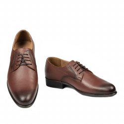 Eleganckie buty męskie 837 a koniak