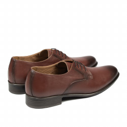 Eleganckie buty męskie 837 a koniak