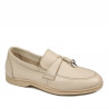 Damskie mokasyny 6054 kremowe