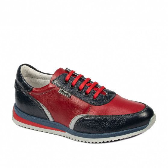 Buty sportowe dla nastolatków 374 indygo+czerwony