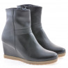 Czarne botki damskie 1144
