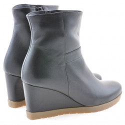 Czarne botki damskie 1144