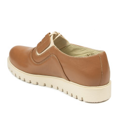 Buty casual damskie 6018 brązowe