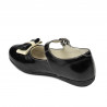 Buty dziecięce 51c lakierowane czarne+beżowe