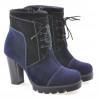 Damskie botki 1135 indigo antylopa