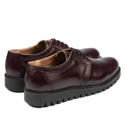 Damskie buty casualowe 6007 bordo