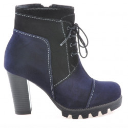 Damskie botki 1135 indigo antylopa