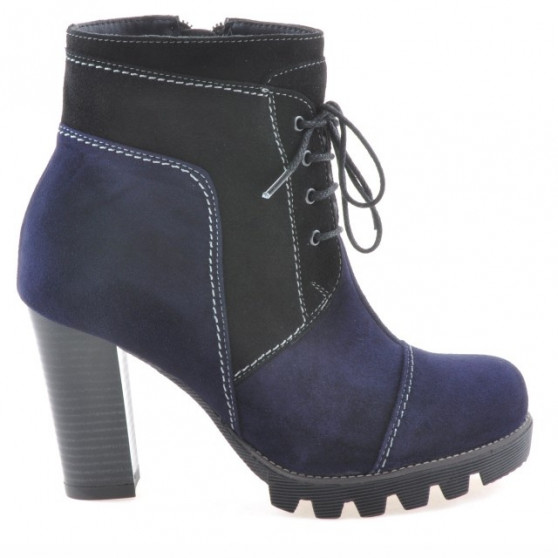 Damskie botki 1135 indigo antylopa