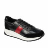 Buty sportowe damskie 6030 czarny+czerwony