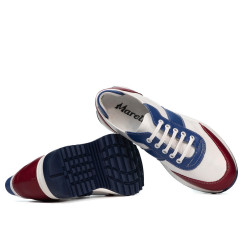 Damskie buty sportowe 6030 cyklamen+białe