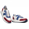 Damskie buty sportowe 6030 cyklamen+białe