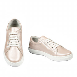 Damskie buty sportowe 695 perłowy pudrowy