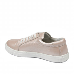 Damskie buty sportowe 695 perłowy pudrowy