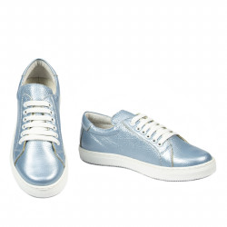 Damskie buty sportowe 695 niebieski perłowy