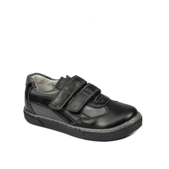Buty dziecięce małe 16c czarne+szare