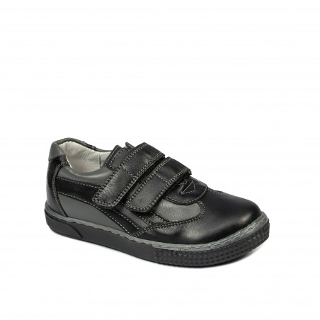 Buty dziecięce małe 16c czarne+szare