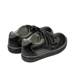 Buty dziecięce małe 16c czarne+szare