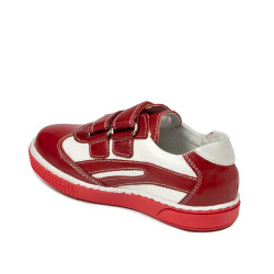 Buty dla małych dzieci 16c czerwono-białe