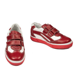 Buty dla małych dzieci 16c czerwono-białe