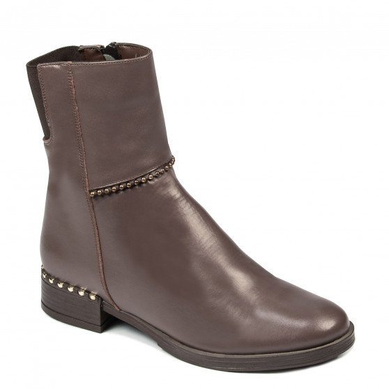 Damskie botki 3331 cappuccino