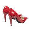 Eleganckie buty damskie 1246 lakierowana czerwień