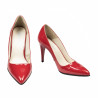 Eleganckie buty damskie 1246 lakierowana czerwień