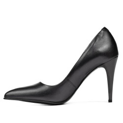 Eleganckie buty damskie 1246 perła antracyt