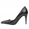 Eleganckie buty damskie 1246 perła antracyt