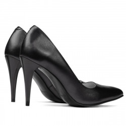 Eleganckie buty damskie 1246 perła antracyt
