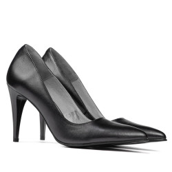 Eleganckie buty damskie 1246 perła antracyt
