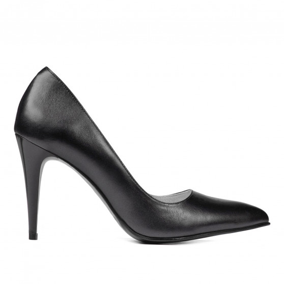 Eleganckie buty damskie 1246 perła antracyt