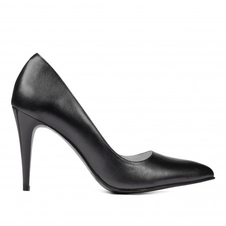 Eleganckie buty damskie 1246 perła antracyt