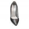 Eleganckie buty damskie 1246 szary perłowy