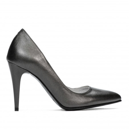 Eleganckie buty damskie 1246 szary perłowy