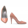 Eleganckie buty damskie 1246 perłowy puder