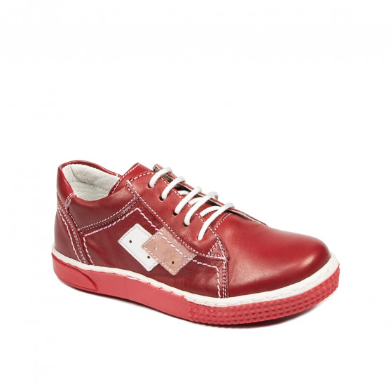 Małe buty dziecięce 57-1c czerwone